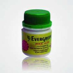 Evergreen Folic Acid +Vitamin ...