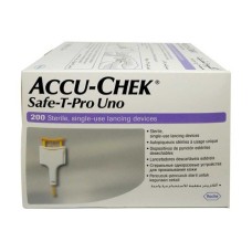 Accu-Chek Safe-T-Pro Uno Lancets X 200